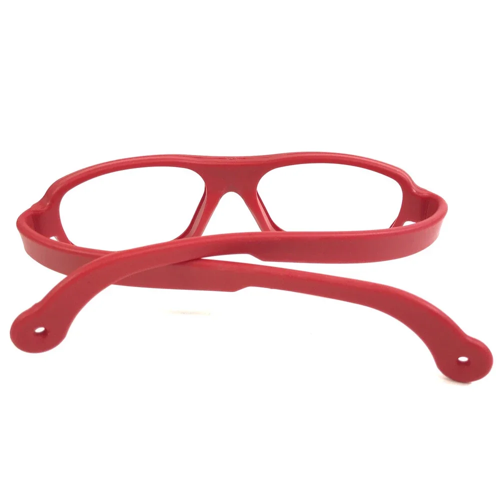 Solo Bambini Eyeglasses Frames SCOUT MASTER Tomato Red Wrap Rubberized 55-22-145